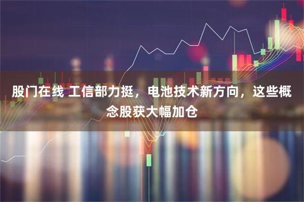 股门在线 工信部力挺,电池技术新方向,这些概念股获大幅加仓