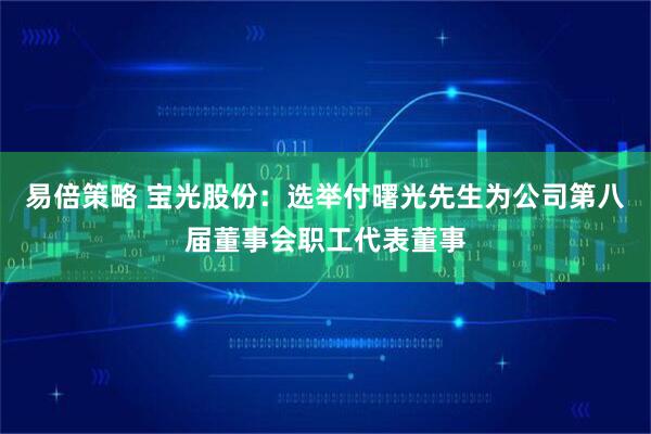 易倍策略 宝光股份：选举付曙光先生为公司第八届董事会职工代表董事
