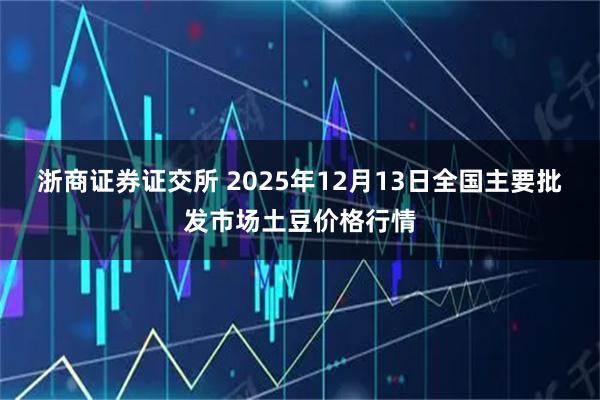 浙商证券证交所 2025年12月13日全国主要批发市场土豆价格行情