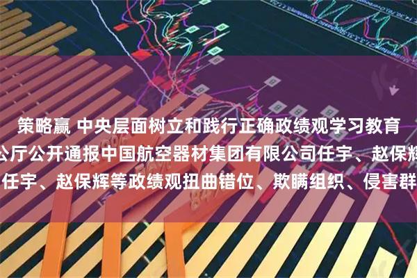 策略赢 中央层面树立和践行正确政绩观学习教育工作专班、中央纪委办公厅公开通报中国航空器材集团有限公司任宇、赵保辉等政绩观扭曲错位、欺瞒组织、侵害群众利益等问题
